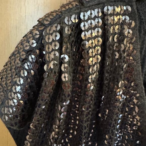 Michael Kors Dark Silver sequin one should dress. Size M. Excellent condition. - Picture 3 of 3